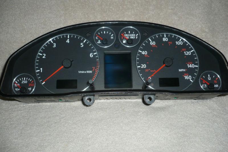 Audi a6 instrument cluster speedometer 4b0 920 981n    no dead pixels 