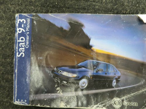 1999 saab 9-3 owners manual