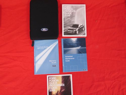 2008 ford fusion owners manual guide book