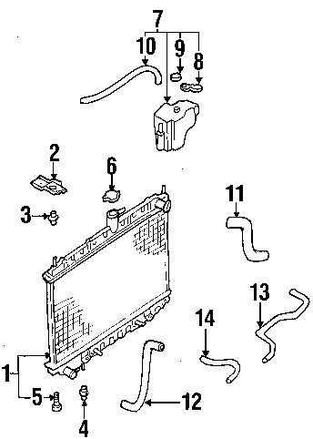 Nissan 216317y00b genuine oem hose