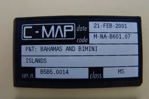 C-map chart card for p&amp;t:  bahamas and bimini islands