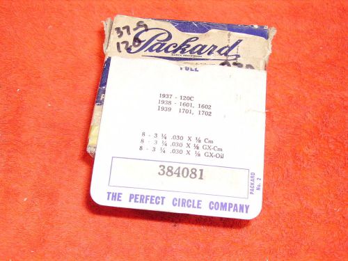 1937-9  packard  120. piston ring set.  .030
