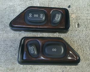 Land rover discovery 2 lh/rh seat control switch packs w/burlwood trim 99/04 oem