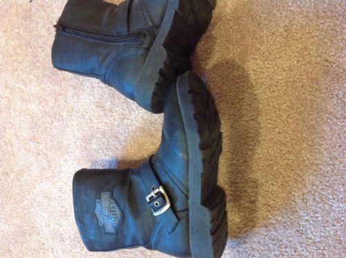 Kids harley davidson riding boots  size 2/3