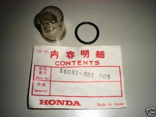 Nos honda cap set strainer 16081-883-005