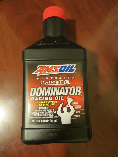 Amsoil dominator 2 stroke, 2 cycle synthetic racing oil