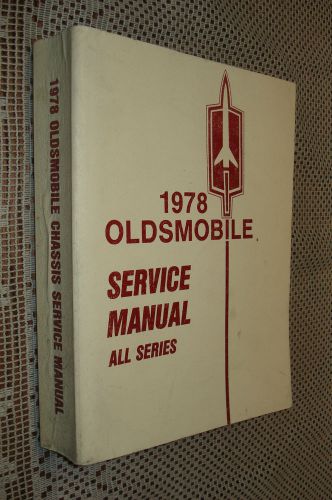 1978 oldsmobile shop manual service book original rare cutlass supreme f85 plus