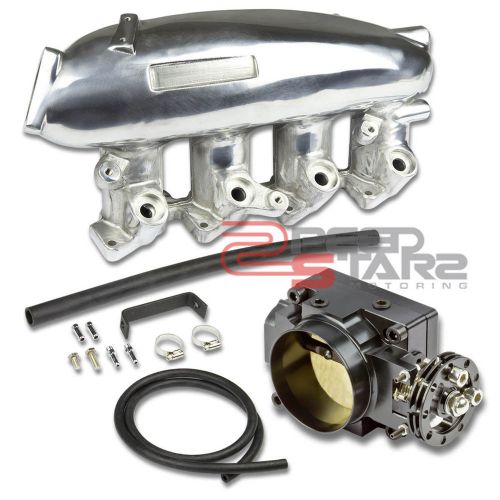 For 89-94 s13 silvia sr sr20/sr20det turbo intake manifold+black throttle body