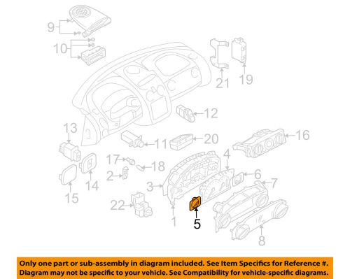 Mitsubishi oem 03-04 eclipse-fuel gauge mr532042