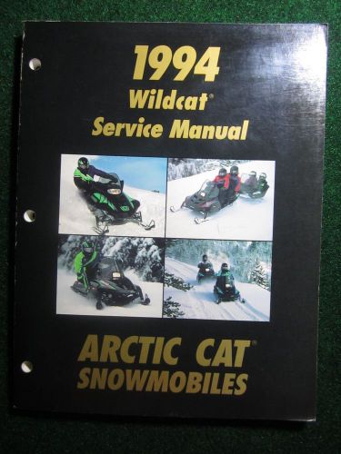 1994 arctic cat snowmobile service repair shop manual wildcat factory