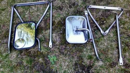 *reduced* 1967-1972 chevrolet truck camper mirrors stainless oem 67-72, p/u 4x4