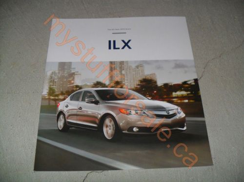 2013 acura ilx sales brochure color new!!!!!!