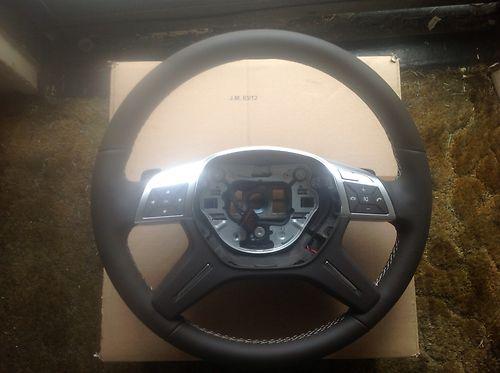 Mercedes ml350 ml550 ml63 gl350 gl550 leather steering wheel almond beige oem