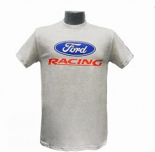 Ford racing logo t-shirt tee grey in medium