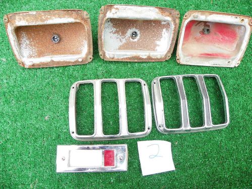 1964 1965 1966 mustang tail light bodies and bezels