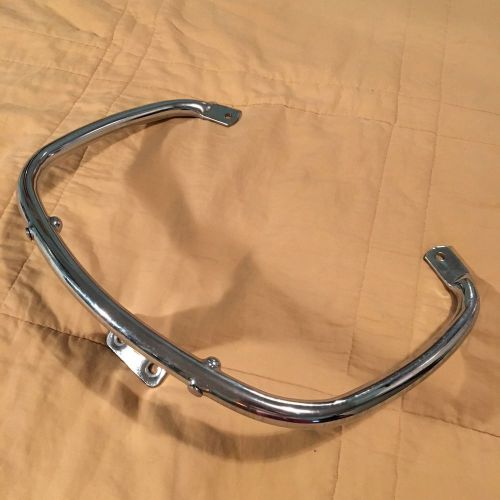 Vespa gts oem chrome grab rail (655829 complete luggage carrier handle)