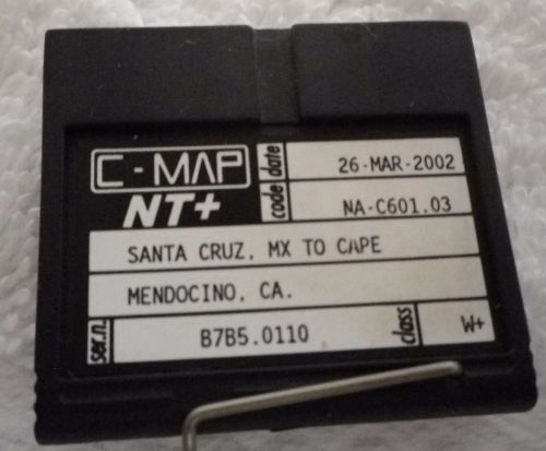 C map nt+ c card format cape mendocino ca to santa  cruz mx c601 west coast mexi