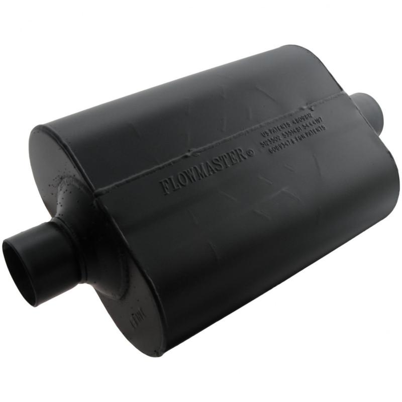 Flowmaster super 40 muffler - 2.50 center in / 2.50 center out - aggressive