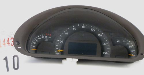 01-04 mercedes c320 c230 c240 instrument cluster speedometer 115k