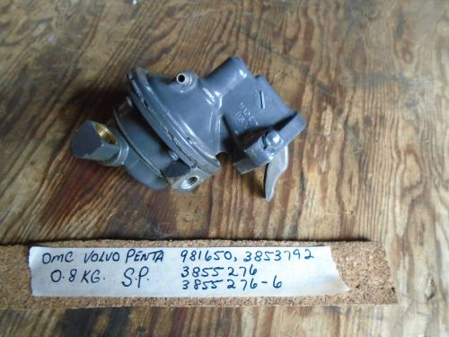 Omc cobra volvo penta gm v8 carter fuel pump 981650 3853792 3855276 3855276-6