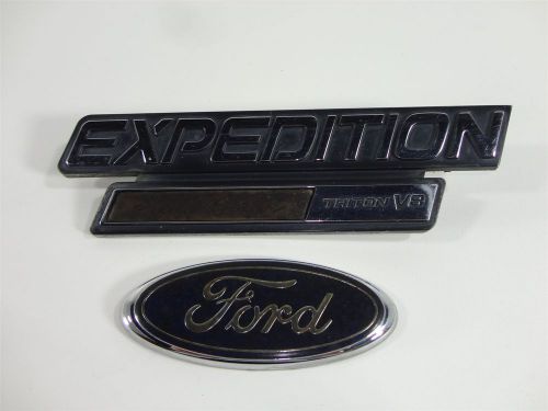 00 expedition liftgate trunk door emblem logo decal name badge