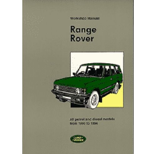 Range rover shop manual service repair book workshop restoration guide 1990-94