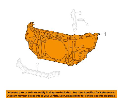 Dodge chrysler oem 09-16 journey-radiator support 5116300af