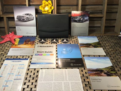 2014 mercedes e350 e550 e63 sedan owners manual set (buy oem) mint 3rd edt updte