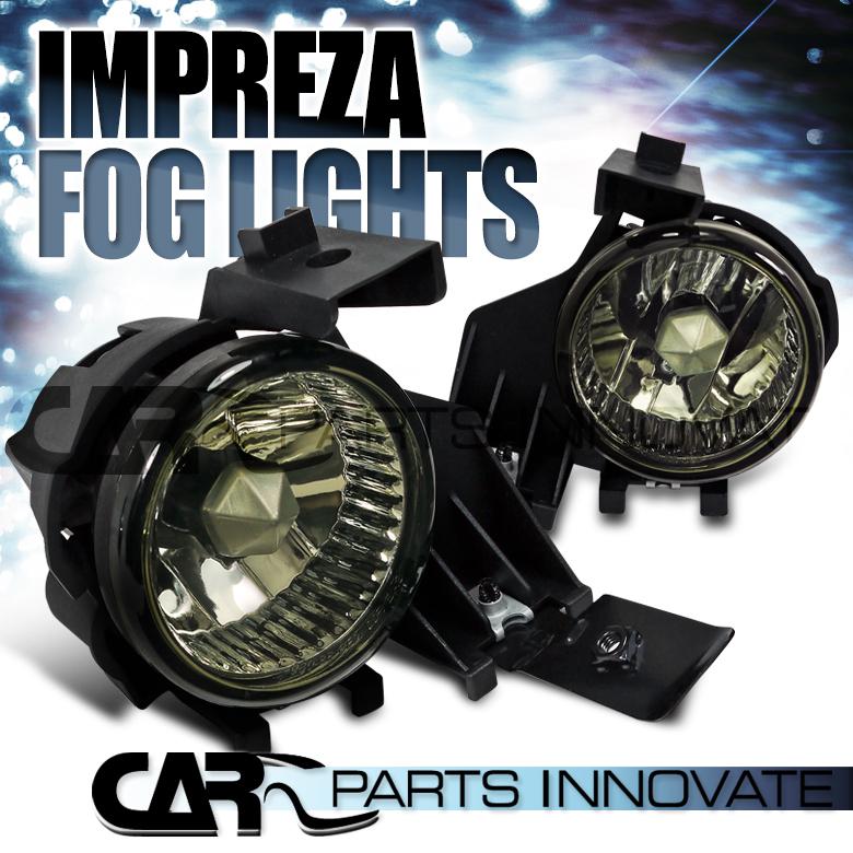 2008-2011 subaru impreza wrx smoke fog lights driving bumper lamp