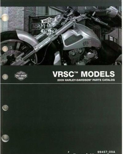 Harley vrod parts catalog 2009 99457-09