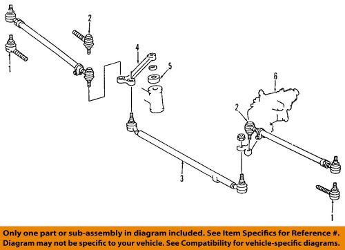 Mercedes mercedes-benz oem 300sel steering gear-idler arm bushing 1264600819