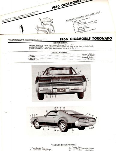 1966 oldsmobile toronado motor&#039;s original body illustrations m 2