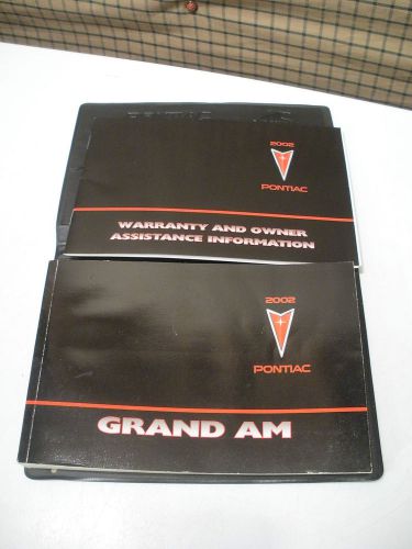 2002 pontiac grand am owners manual handbook