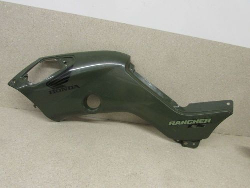 04 05 06 honda trx350 350 rancher es left lh side cover adventure green