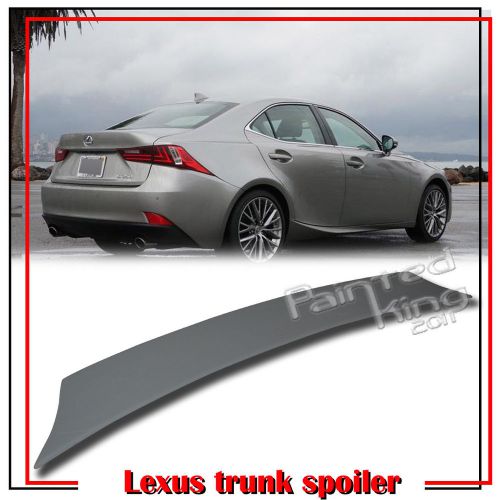 Painted color lexus is250 is300h sedan v type trunk boot spoiler 14-16 is350