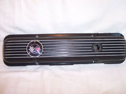 Corvette  chevrolet  chevy  finned  aluminum  valve  cover  1978-1982  #14026653