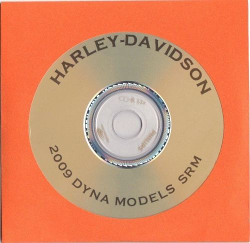 Harley davidson 2009 dyna models service manual on a  cd  p/n 99481-09