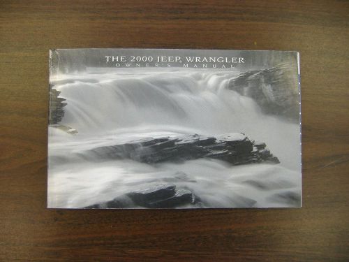 2000 jeep wrangler owners manual