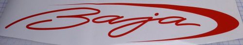 Baja 8.25 x 40&#034; correct baja boat decals 1 decal - red  vinyl large