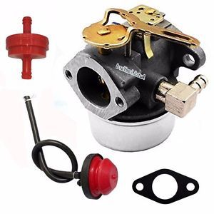 Carburetor for tecumseh 632107a 632107 toro 521 + gasket bulb fuel filter line