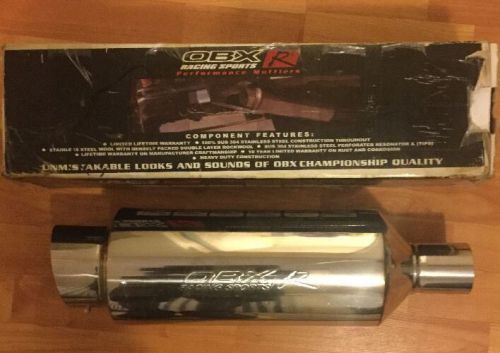 Obx racing sports performance muffler universal