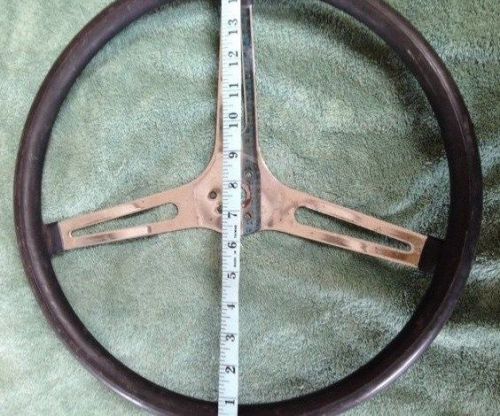 15”steering wheel black chrome