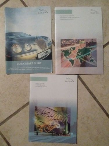 2005 2006 2007 2008 2009 jaguar s-type owners manual handbook no case free ship!