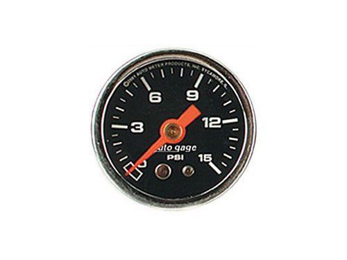 Autometer 2172 t comp 2172 pressure 0-15 psi gauge