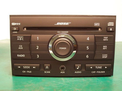 2007 2008 bose nissan maxima radio mp3 6 cd player pn-2837d 28185-ze50b