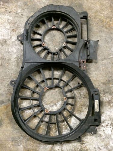 Oem 2002-2008 audi a4 dual radiator &amp; condenser fan shroud only oem