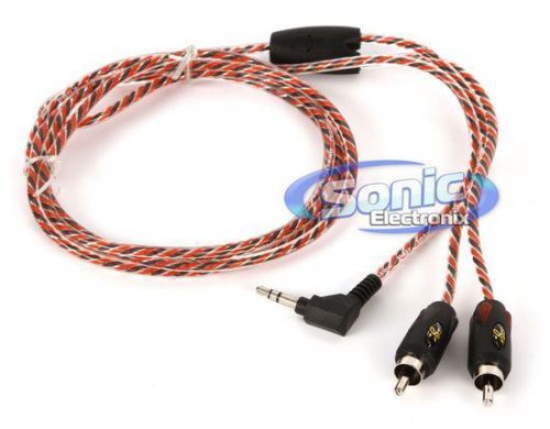 New stinger si436 6 ft. 2-channel 4000 series 3.5mm aux to rca adapter cable