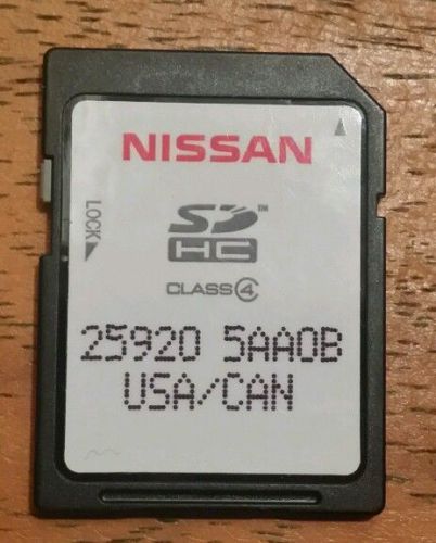 Genuine nissan murano map data 25920 5aa0b sd card navigation