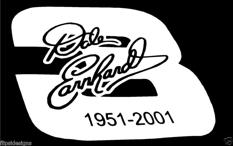 Decal dale earnhardt sr windows cars trucks vinyl bumper stickers