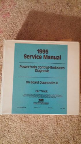 Ford 1996 service manual powertrain control/ emissions diagnosis